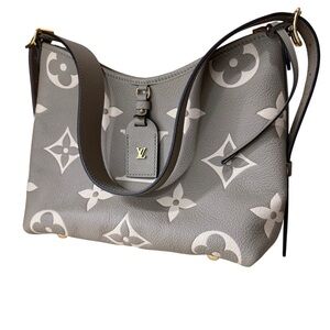 NEW Louis Vuitton CarryAll Pm Empriente Monogram Gray FULL SET With Box Receipt